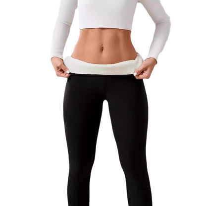 Fleece-Lined Cashmere Leggings Fleece-lined Thick Light Board Cashmere | Ectron Online