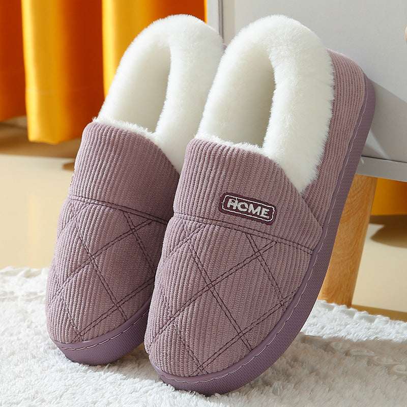 Women's Suede Mouth Indoor Corduroy Cotton Shoes Women's Suede Mouth Indoor Corduroy Cott | Ectron Online
