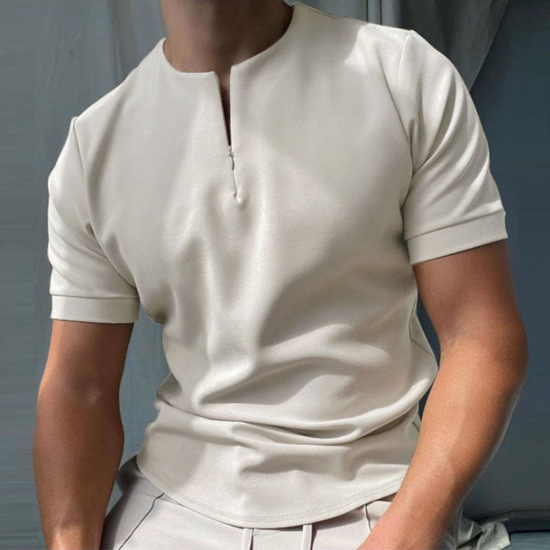 Men’s Solid Polo Shirt – Summer Short Sleeve Brand Shirt Men's Polo Shirt Men Solid Polo Shirts B | Ectron Online