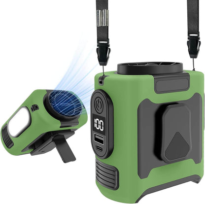 16,000 RPM Portable Waist Fan 16, 000 Rpm 10000mAh Portable Waist Fan, | Ectron Online