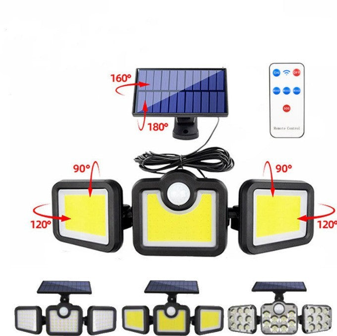 Solar Wall Lamp Household Outdoor Waterproof Induction