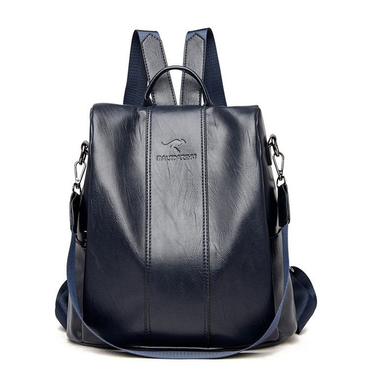 Women's Large Capacity Soft Leather Backpack Travel Bag Backpack Women's Large Capacity Soft Lea | Ectron Online