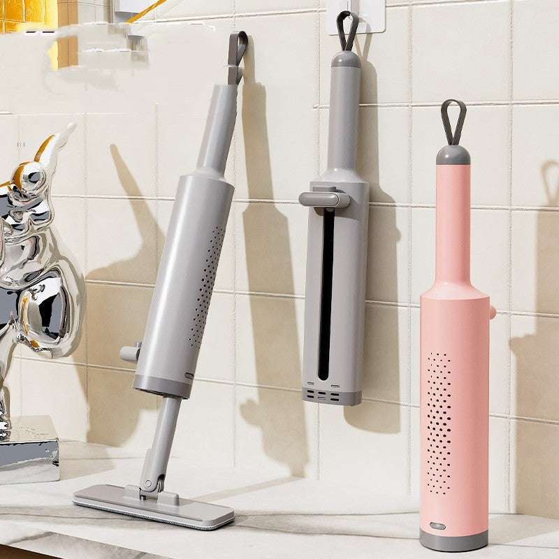 Rotatable Self-Squeeze Mop with Crevice Brush

