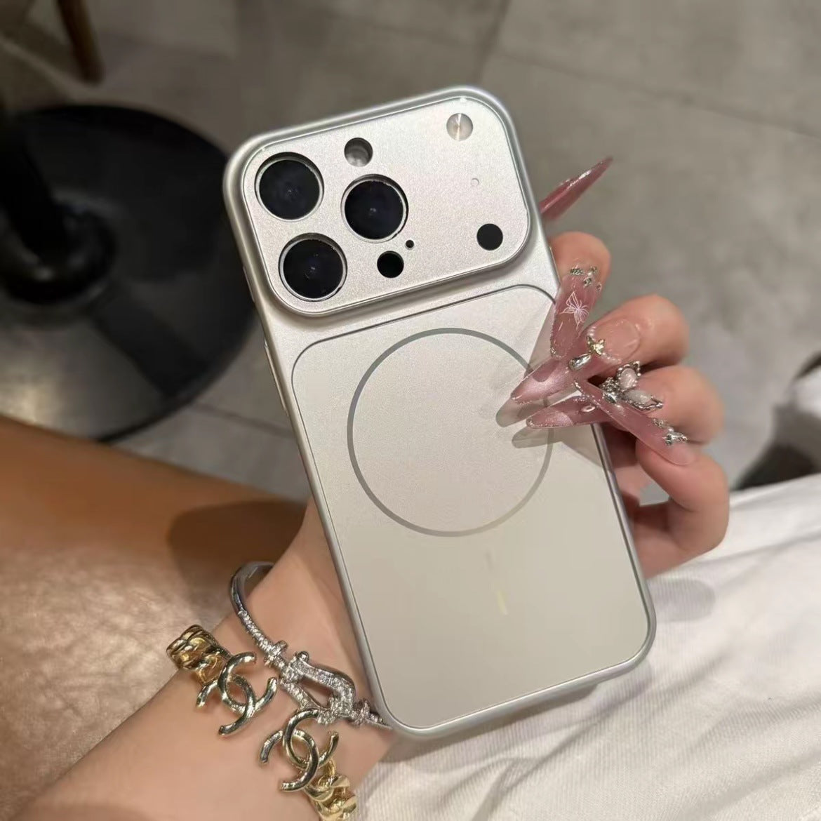 Magnetic Nano Frosted Glass Case for iPhone 17 16 15 | MagSafe Armor