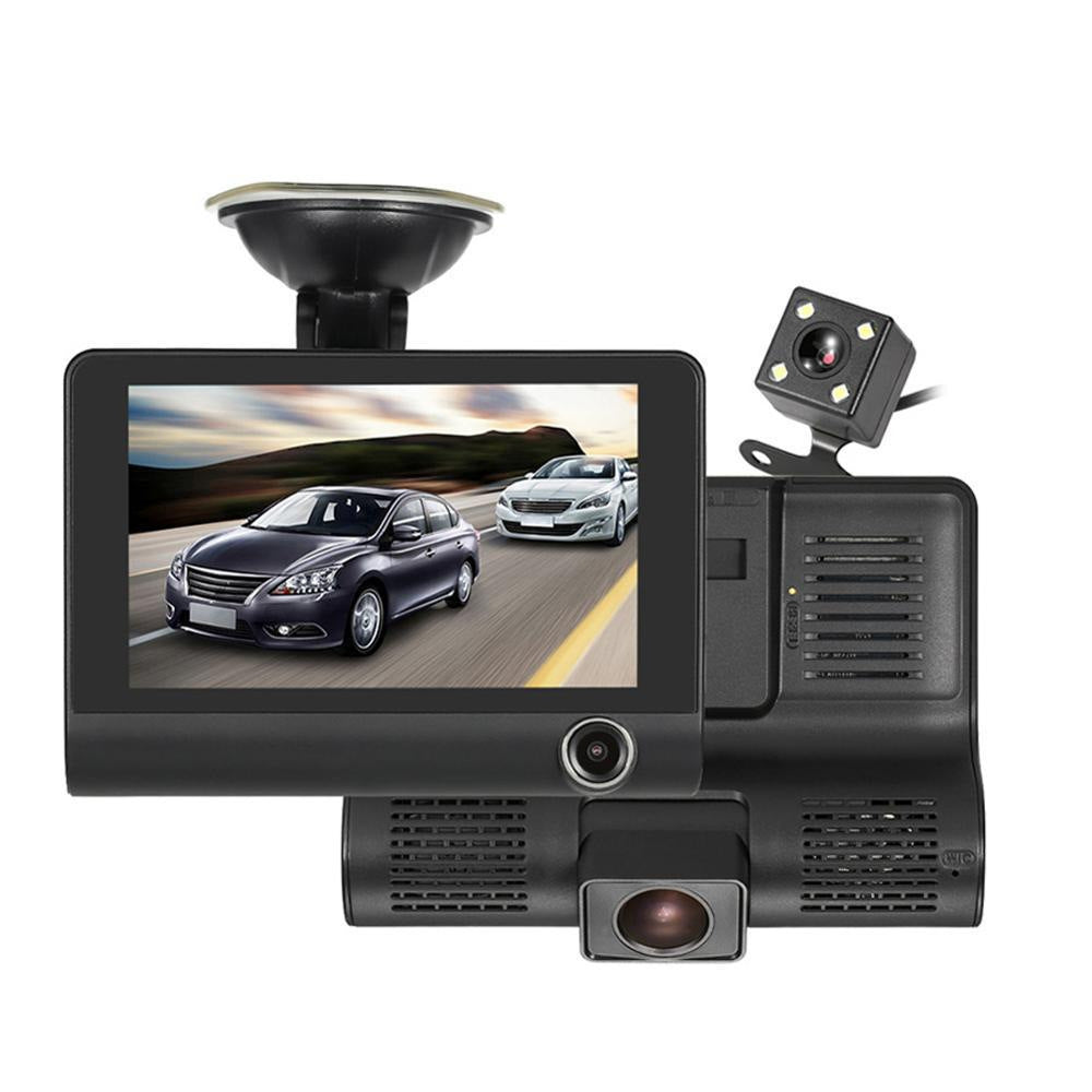 HD 1080p Driving Recorder – Triple Camera Car Dash Cam HD 1080p Three-record Driving Recorder | Ectron Online