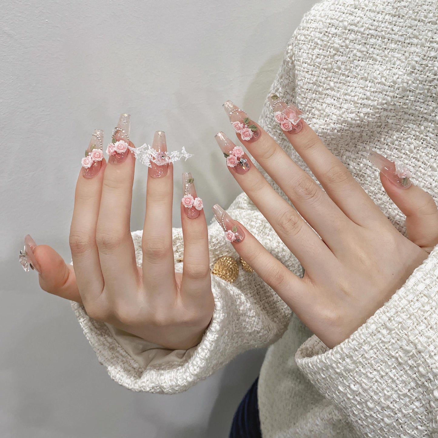 Handmade UV Press-On Nails - Finished Luxury Reusable Nail Patches