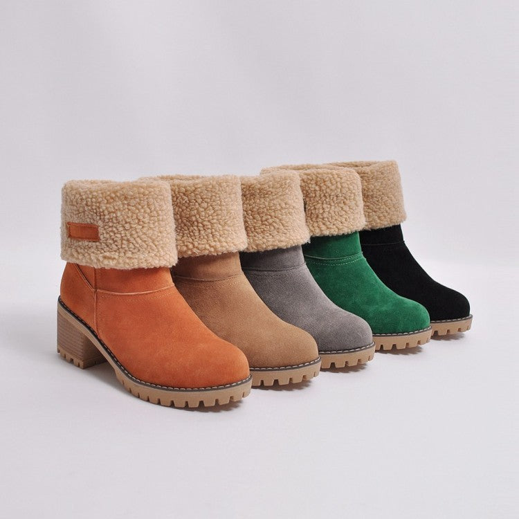 FUR ANKLE BOOTS