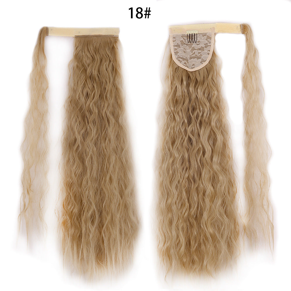 Water Wave Ponytail Wig - Elegant & Easy Style Ponytail Wig Water Wave Velcro Banding C | Ectron Online