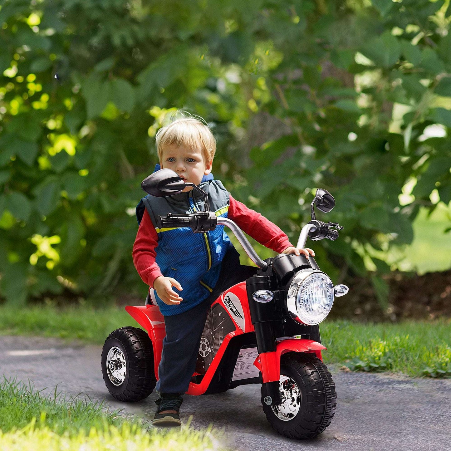 12V Kids Electric Motorcycle - 3-Wheel Ride-On with Headlights Electric Motorcycle for Kids | Ectron Online