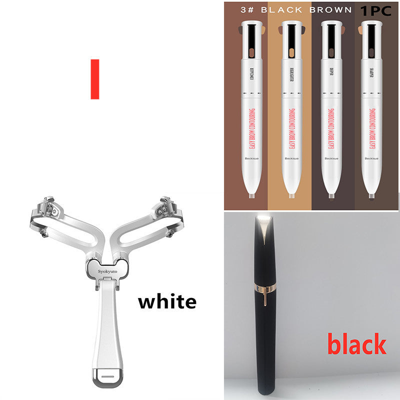 3-in-1 Foldable Eyebrow Shaping Set – Adjustable Stencils Kit Eyebrow Shaping Set 3 In 1 Foldable Adju | Ectron Online