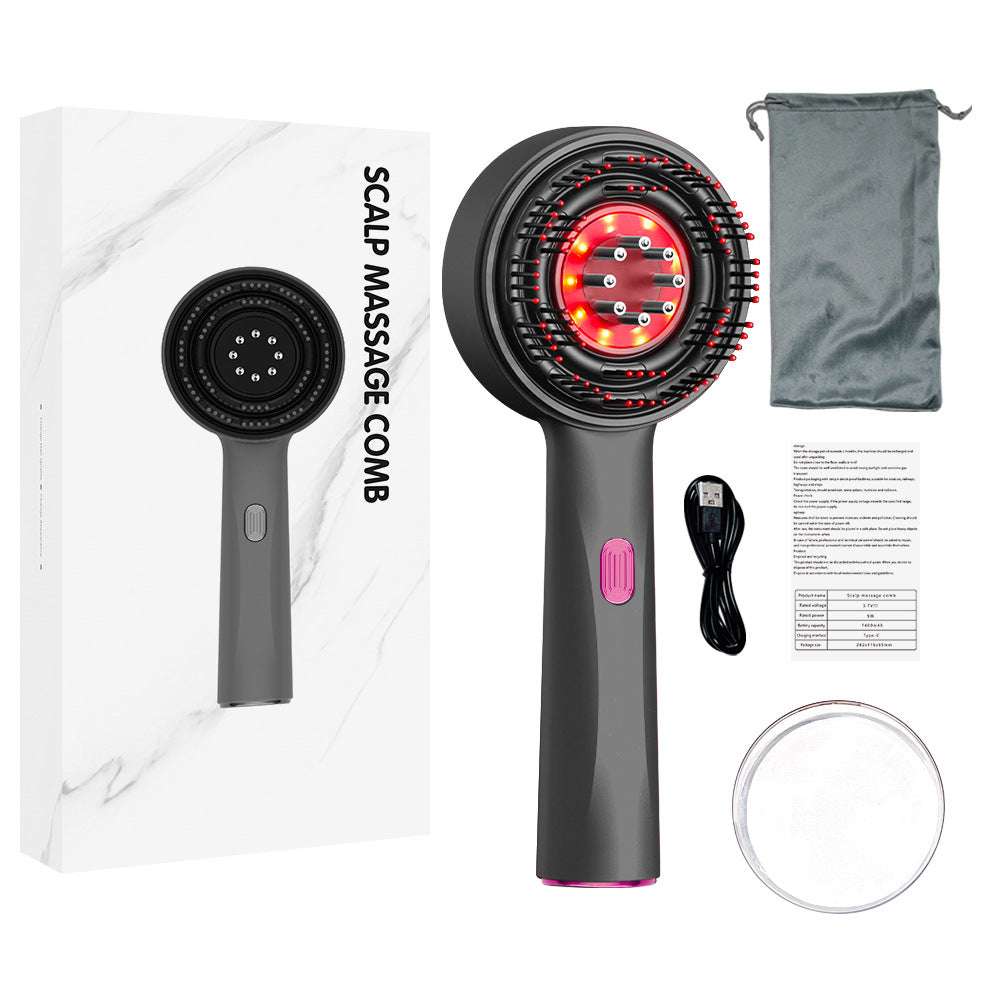 Electric Vibration Massage Comb Portable Hair Follicle Comb Scalp Oil Liquid Applicator Head Massager Hair Growth Anti Loss Care Electric Vibration Massage Comb Portable Hair | Ectron Online