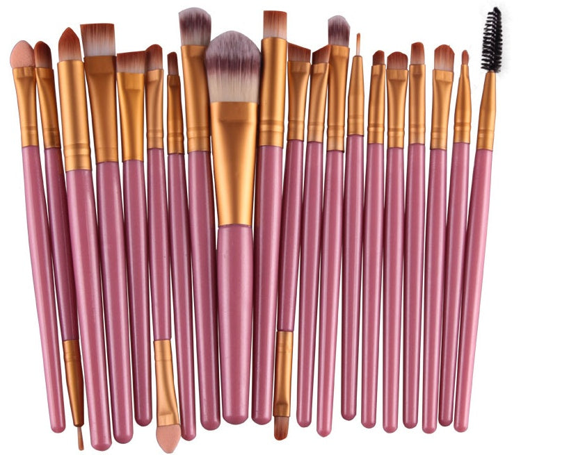 Makeup Brush Set: Powder, Blush & Eyeshadow Brushes Makeup brush set loose powder brush blus | Ectron Online