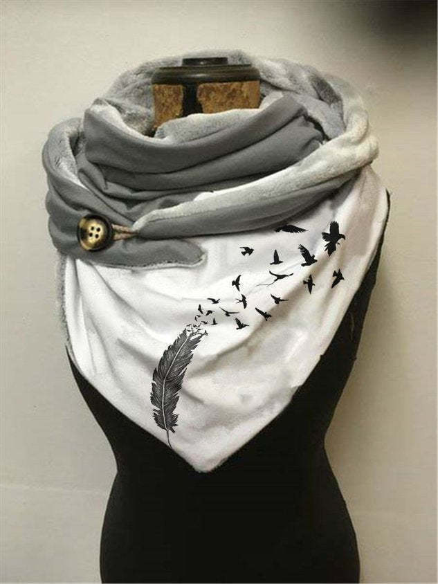 Women's Fashion Leisure Warm Clip Scarf