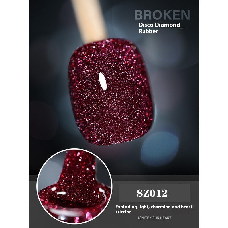 18-Color Disco Diamond Nail Gel – Glamorous Sparkle Nail Art Kits & Accessories | Ectron Online