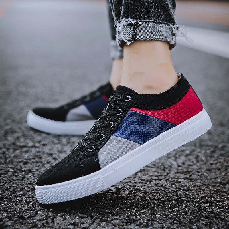 Canvas shoes Korean version of cloth shoes sports casual shoes student trend flat shoes