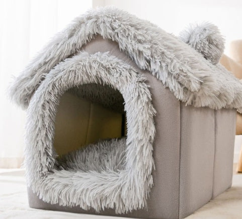 Cozy Pet Cave | Winter Pet Shelter Pet Nest | Ectron Online