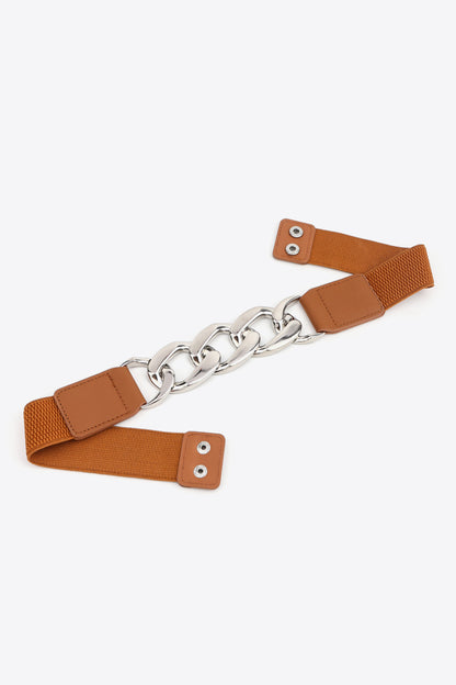 Chain Detail Elastic Belt