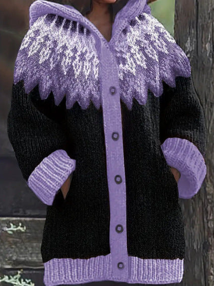 Animal 3D Printed Hooded Cloak | Casual Graphic Graphic Jacket