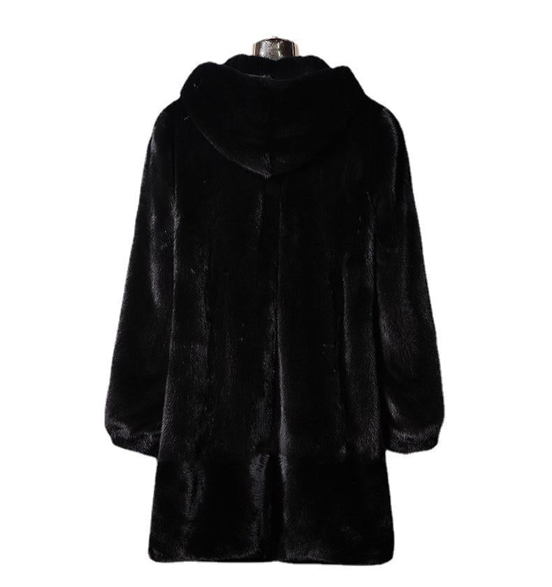 Women's Fur Hooded Casual Coat | Warm Autumn & Winter Jacket