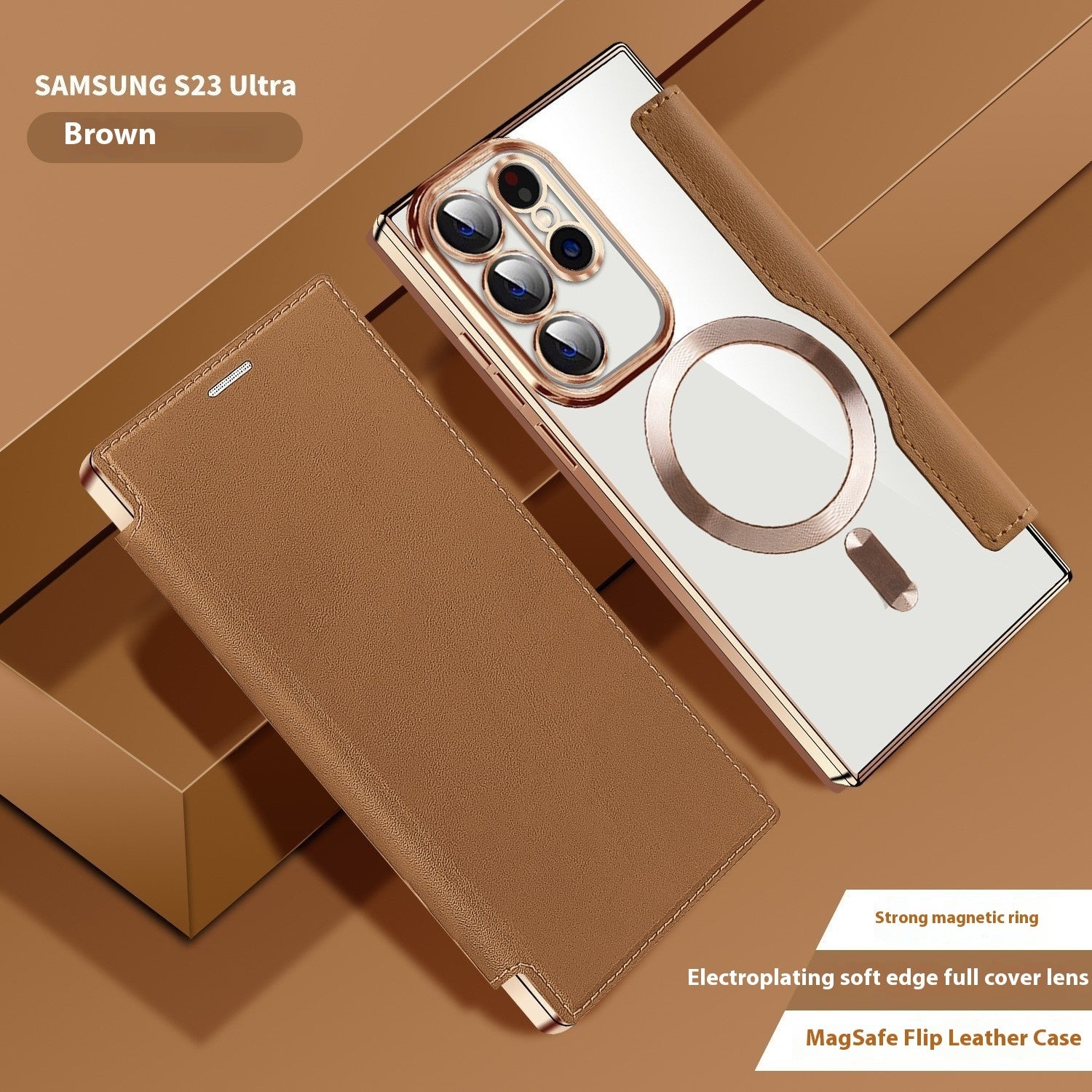 Electroplated Wireless Magnetic Business Flip Leather Case Electroplated Wireless Magnetic Business | Ectron Online