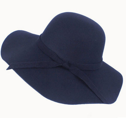 Dome wave side sun hat female