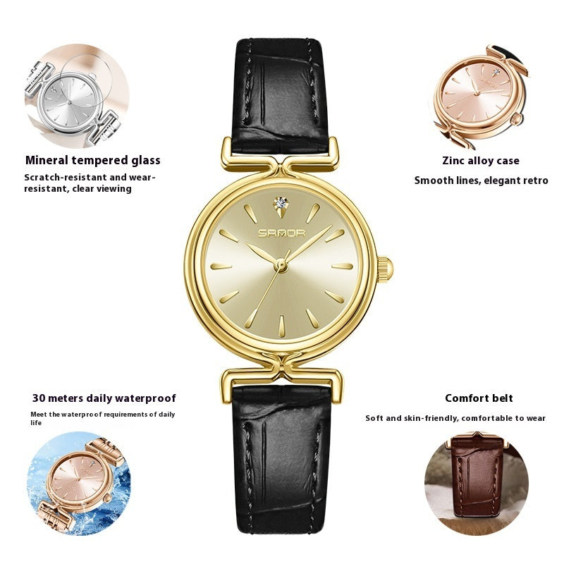 Women's Retro Mesh Strap Watch - All-Matching Women's Retro Mesh Strap Watch Outdoor A | Ectron Online