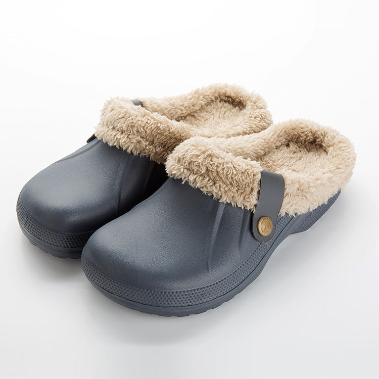 Waterproof Cotton Slippers – Comfortable Home Footwear Home waterproof cotton slippers | Ectron Online
