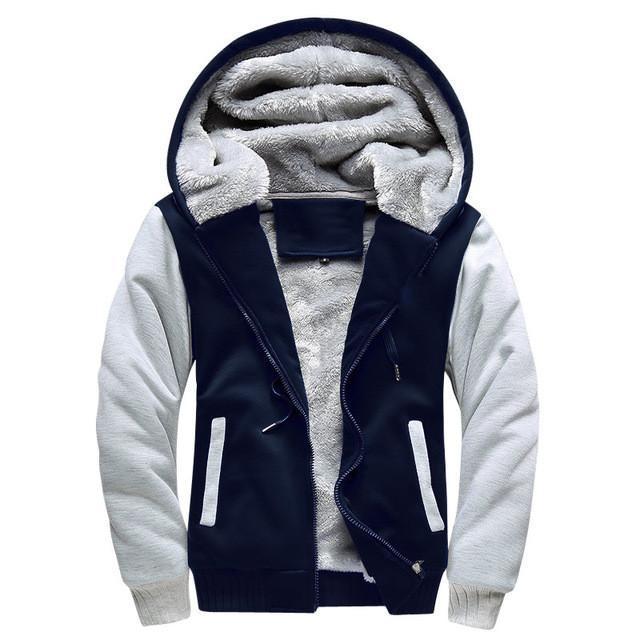 Hooded Fleece Baseball Jacket Jackets & Outerwear for Men | Ectron Online
