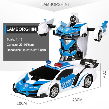 RC Car Transformation Robots Sports Vehicle Model  Robots Toys Cool Deformation Car Kids Toys  Gifts For Boys