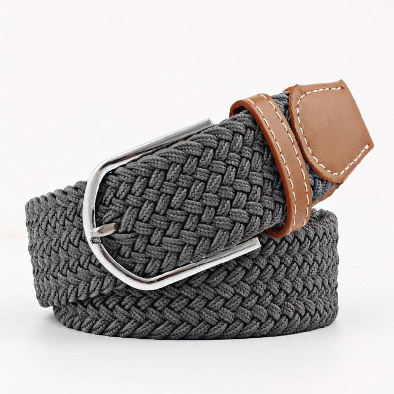 Women's Canvas Pants with Braided Belt Women's Canvas Belt Student Pants Casual | Ectron Online