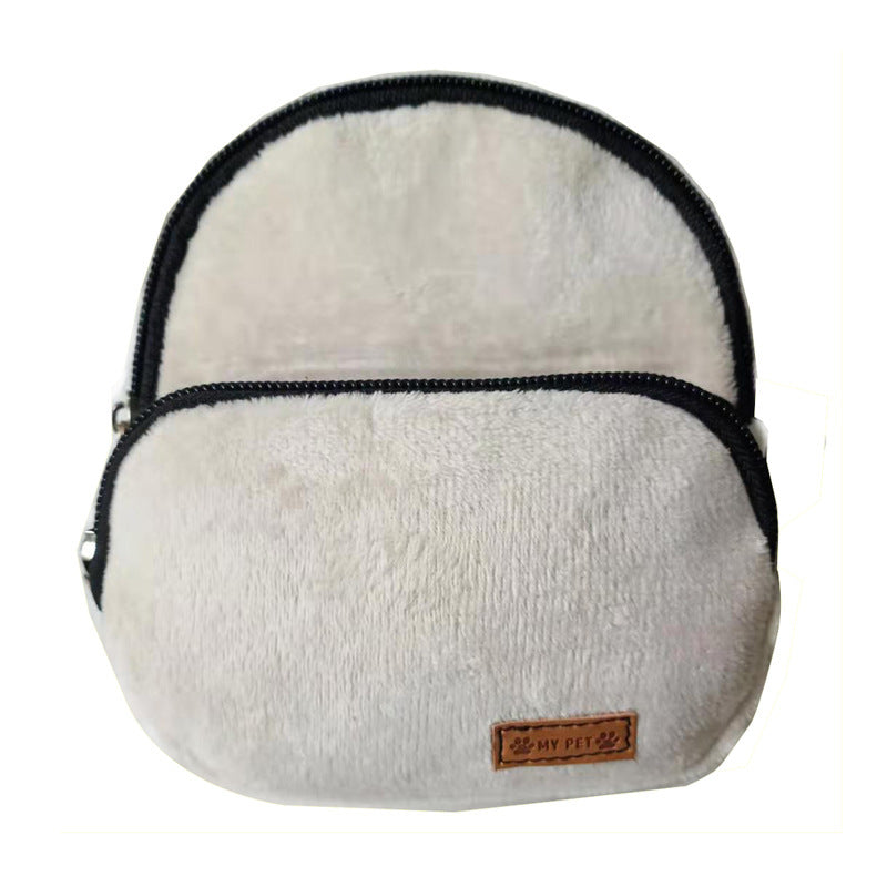 Flannel Cat Dog Portable Backpack For Snacks Flannel Cat Dog Portable Backpack For Sn | Ectron Online