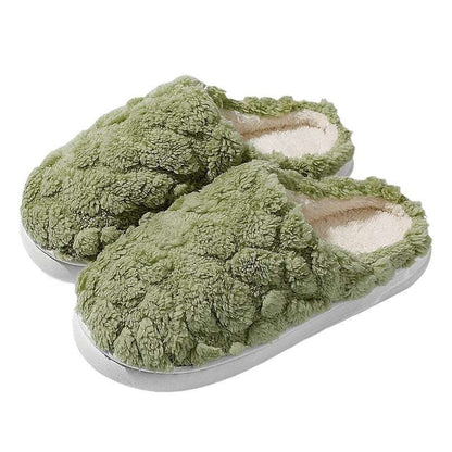 Unisex Cartoon Plush Slippers – Fuzzy, Anti-Skid & Comfy Home Fuzzy Slipper Unisex Cartoon Winter | Ectron Online