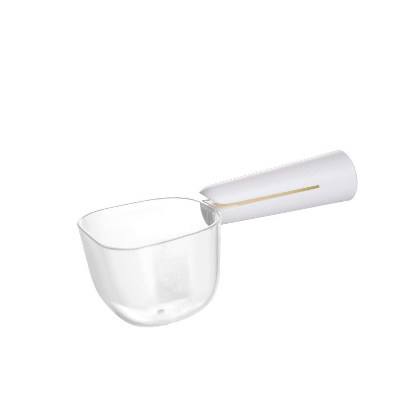 Pet Food Spoon with Transparent Scale Measurement Pet Food Spoon Transparent With Scale Me | Ectron Online