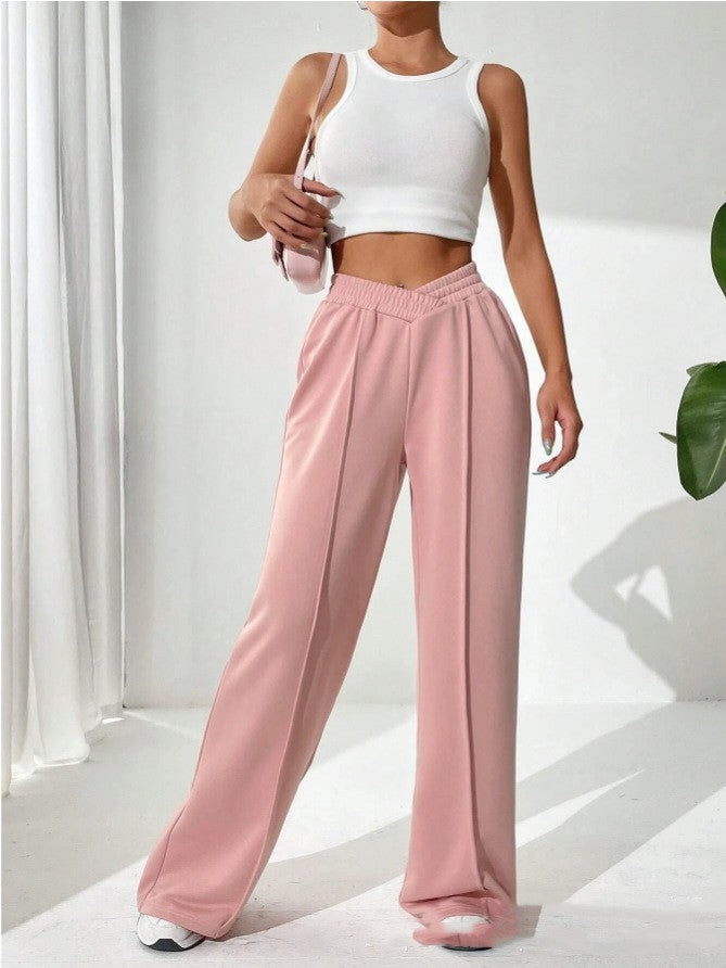 Loose Casual Cotton Trousers – Soft, Breathable Everyday Fit Women's Loose Casual Trousers Comfortabl | Ectron Online