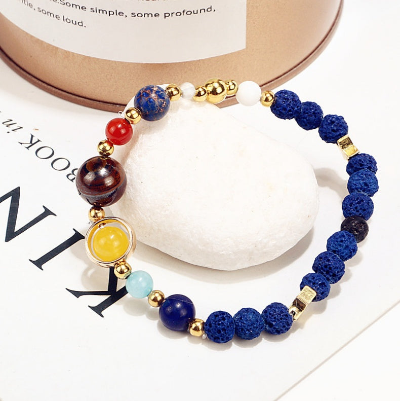 Universe Galaxy Eight Planets Solar Bracelet Brecelets | Ectron Online