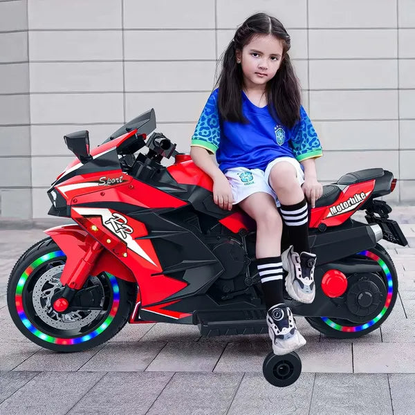 12V Kids Electric Ride-On Motorcycle