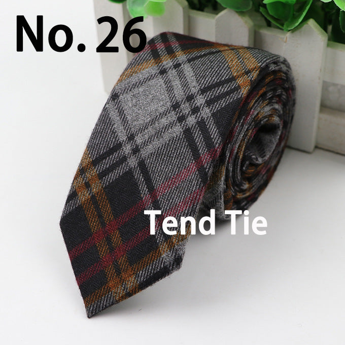 Men's Tie New Ultra-narrow Wool Elegant Atmosphere