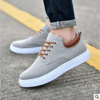 Korean Breathable Men’s Casual Canvas Sport Sneakers Korean Breathable Men's Casual Canvas Sp | Ectron Online