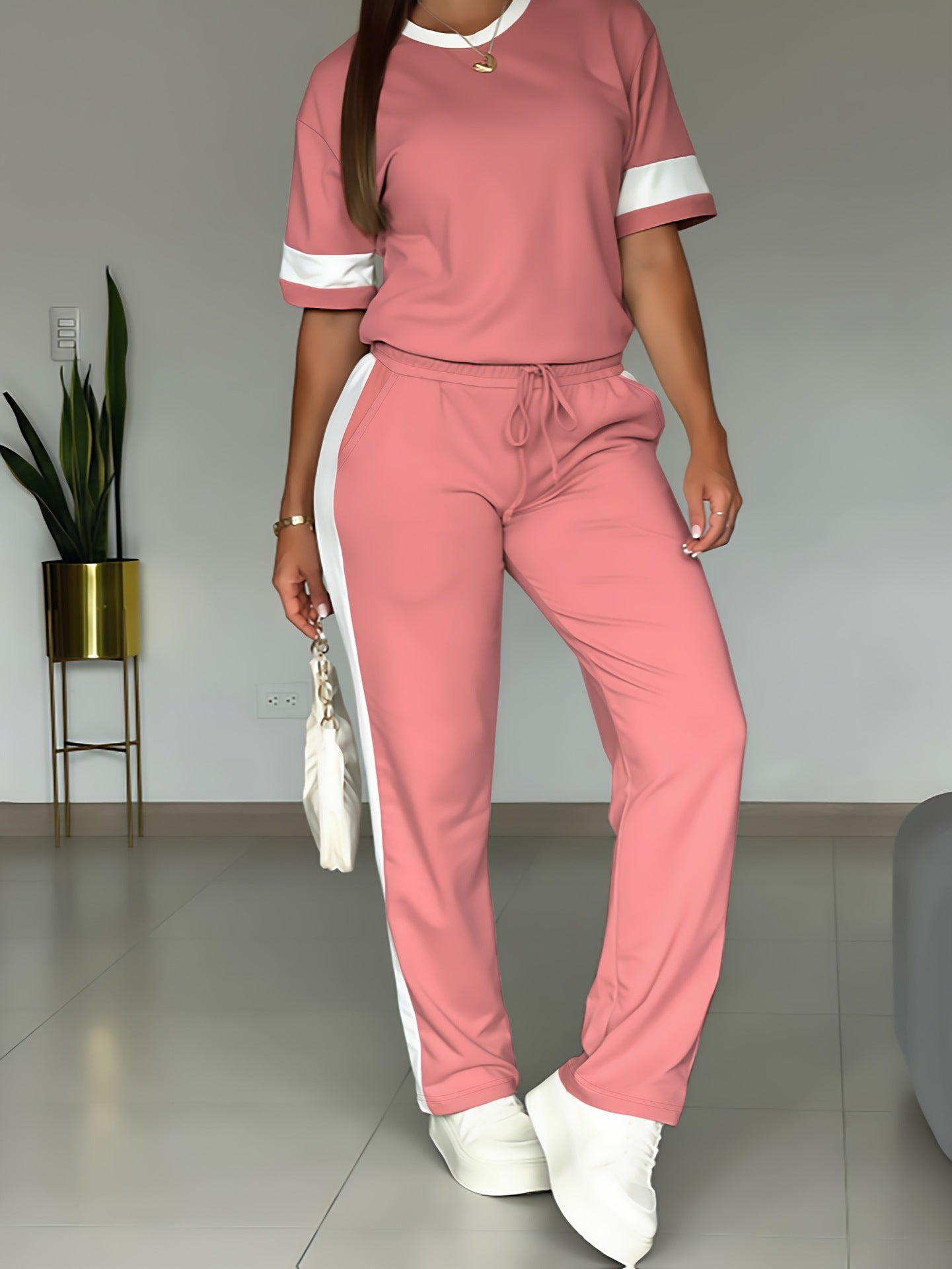 Women's Fashionable Casual Sportswear Suit