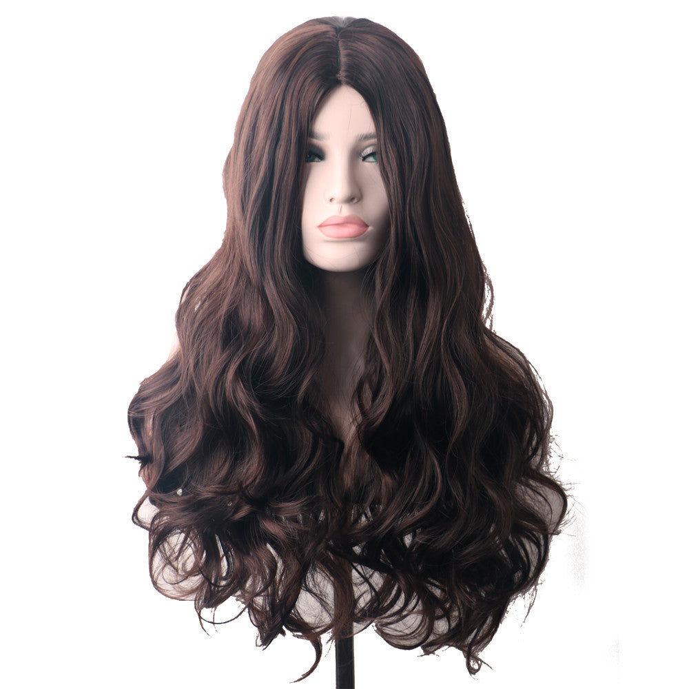 Universal Full-Head Long Curly Wig - Luxurious Volume Universal Wig Full-head Wig Medium And L | Ectron Online