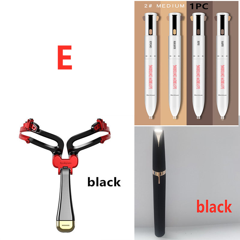 3-in-1 Foldable Eyebrow Shaping Set – Adjustable Stencils Kit Eyebrow Shaping Set 3 In 1 Foldable Adju | Ectron Online