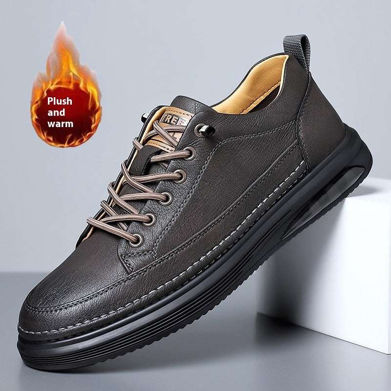 Velvet Sports Casual Shoes – Men's Padded, Breathable & Durable Cotton-padded Shoes With Velvet Sports C | Ectron Online