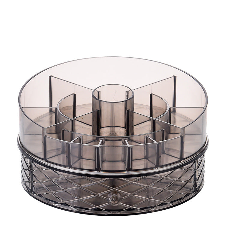 360° Rotating Diamond Pattern Makeup Organizer 360 rotating diamond pattern makeup box | Ectron Online