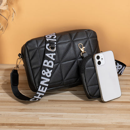 Women's 2-Piece Messenger Bag Set | All-Match Handbag & Purse New Two-piece Set Women's All-match Mess | Ectron Online