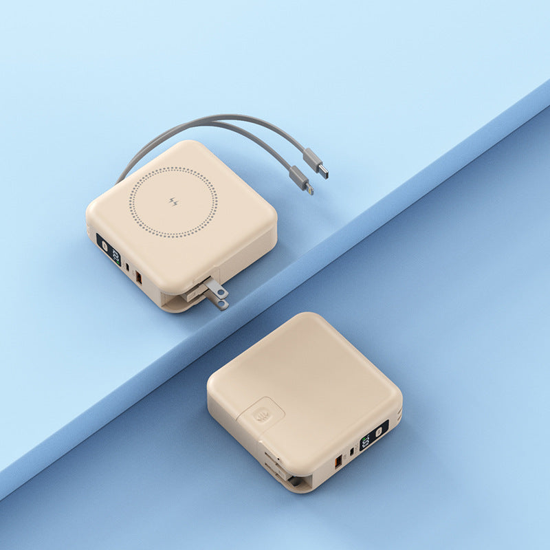 Magnetic Wireless Power Bank Five-in-One Magnetic Wireless Power Bank Five-in-one | Ectron Online