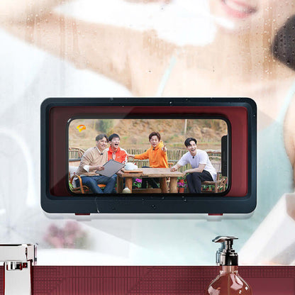 Waterproof Wall Mounted Phone Case - Anti-Fog Bathroom Holder