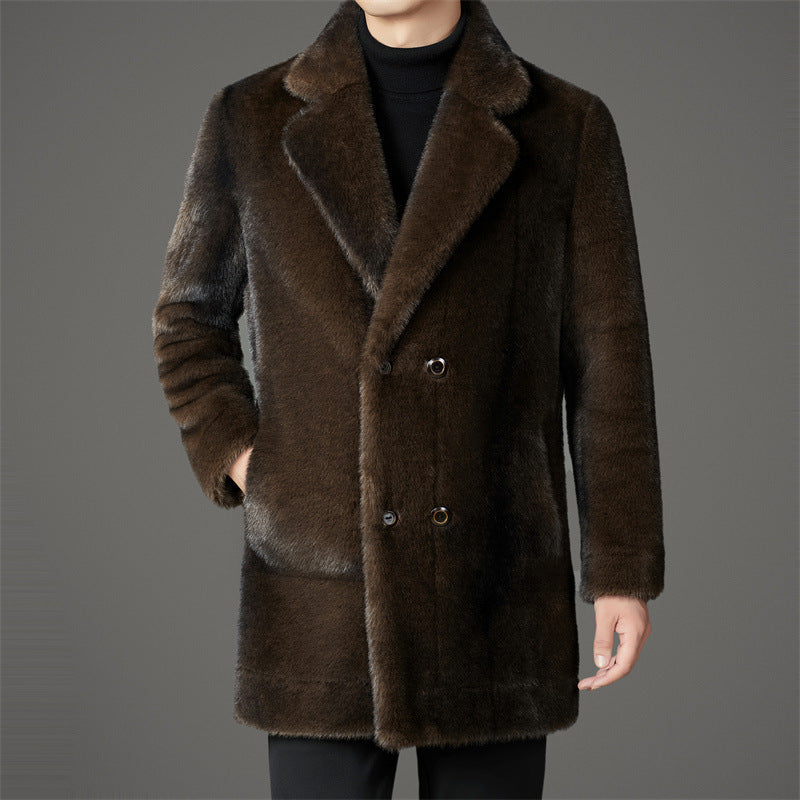 Reversible Mink Fur Coat Xuelan Mink Fur Warm Coat On Both Sides | Ectron Online