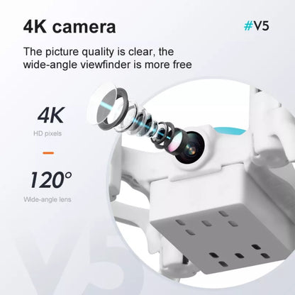 UK 4DRC V5 Kids And Beginners Mini RC Drone RC Quadcopter With 720P HD Wide Angle Camera,Drones Suitable For Children And Beginners,Logistics Is Randomly Sent By Evri,Royal Mail,Amazon Logistics