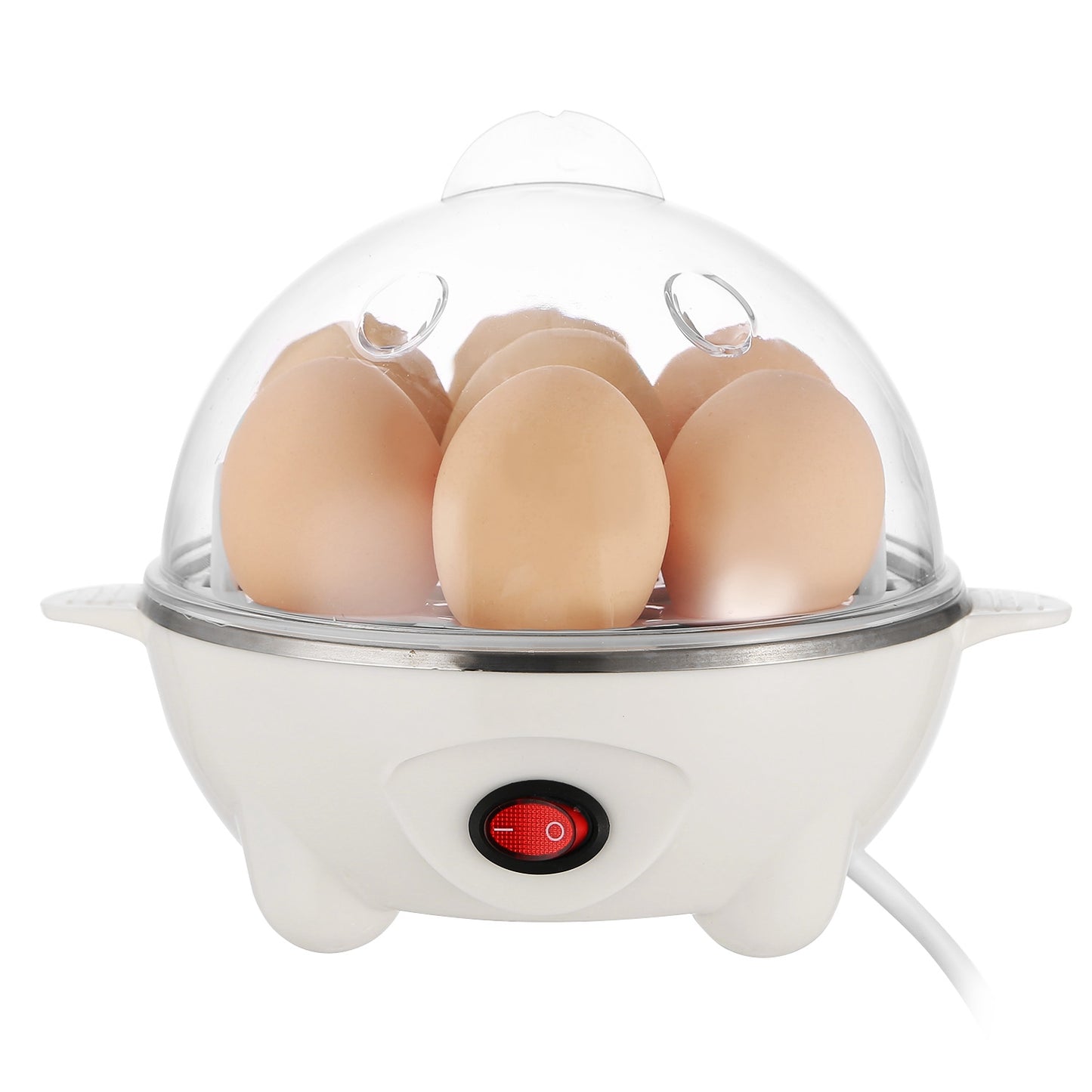 7-Capacity Electric Egg Cooker | Automatic Hard-Boiled Egg Maker