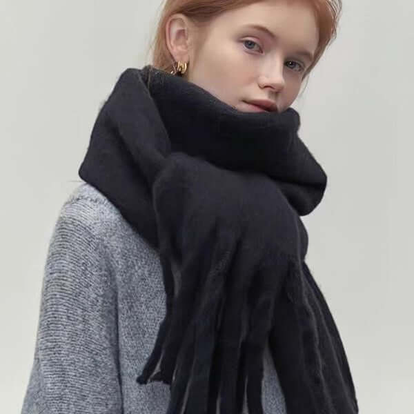 High Quality Wool-Like Solid Color Scarf